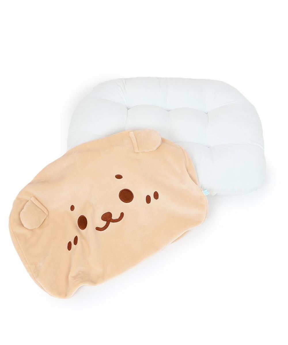 Mother garden しろたん らっこいぬ 顔まくら 29cm×43cm 