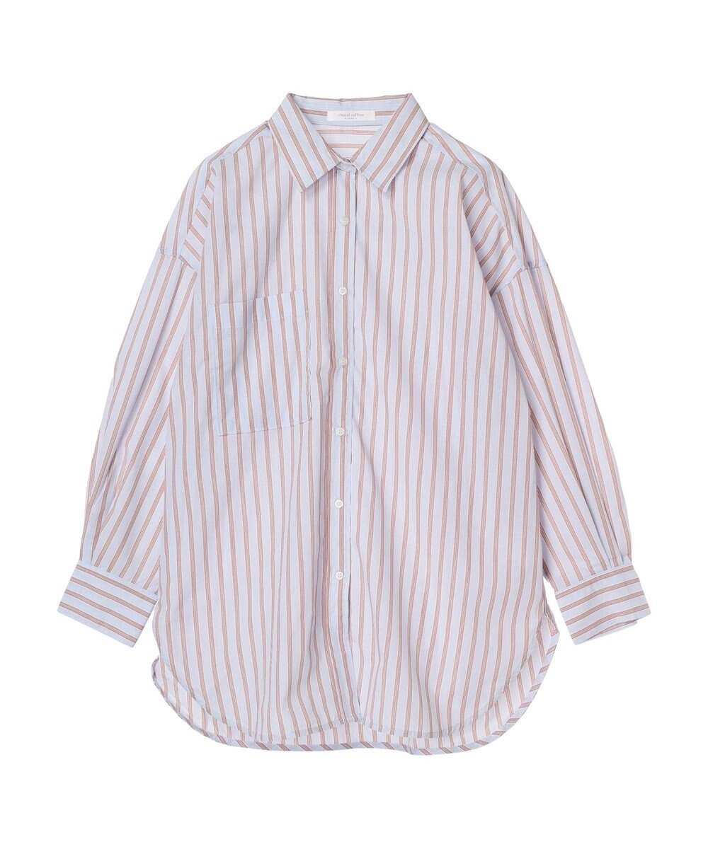 Green Parks イージーケア　ドビーストライプシャツ 