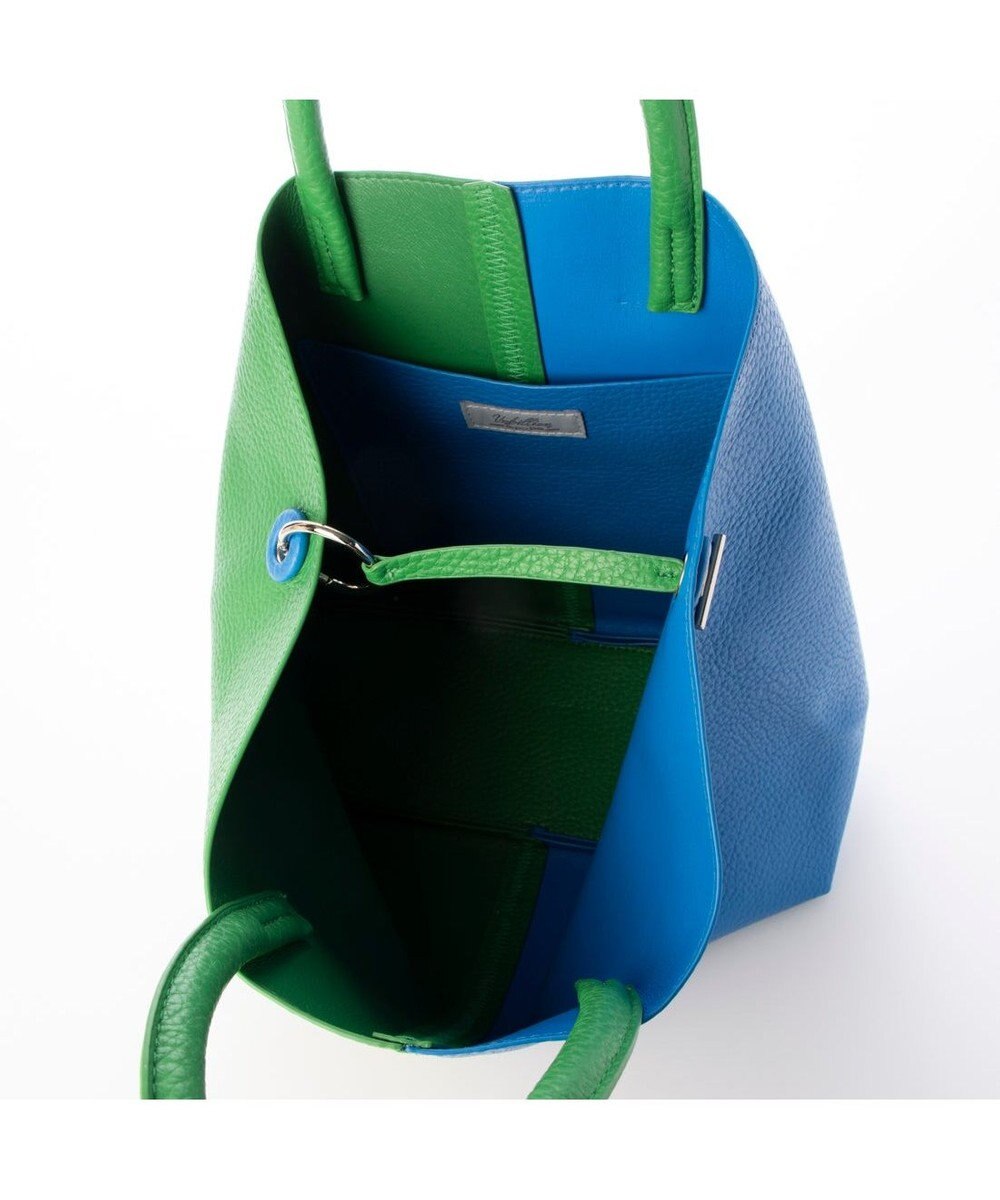 UNBILLION カシュカシュ cachecache / バイカラーフェイクレザートート 