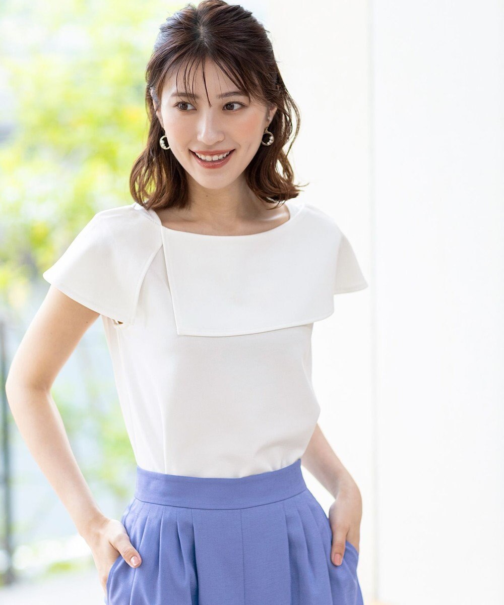 ANY SIS S ケープディテール カットソー 