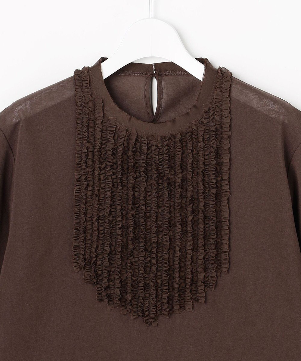 自由区 S シアーフリルジャージー カットソー 