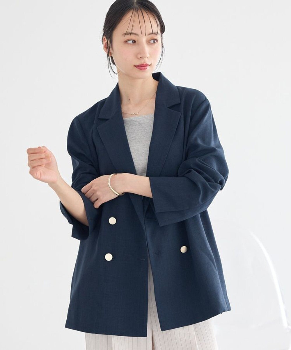 earth music&ecology 【セットアップ対応】アソート金ボタンジャケット 