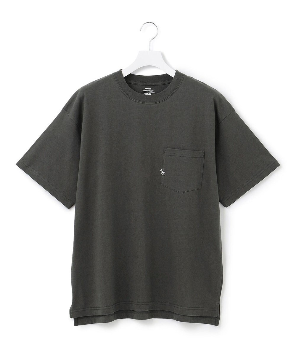 J.PRESS YORK STREET 【UNISEX】刺繍ポケットＴシャツ 