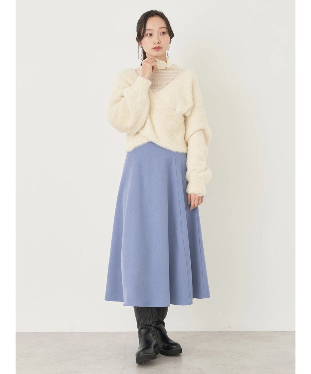 earth music&ecology バックレースアップスカート 