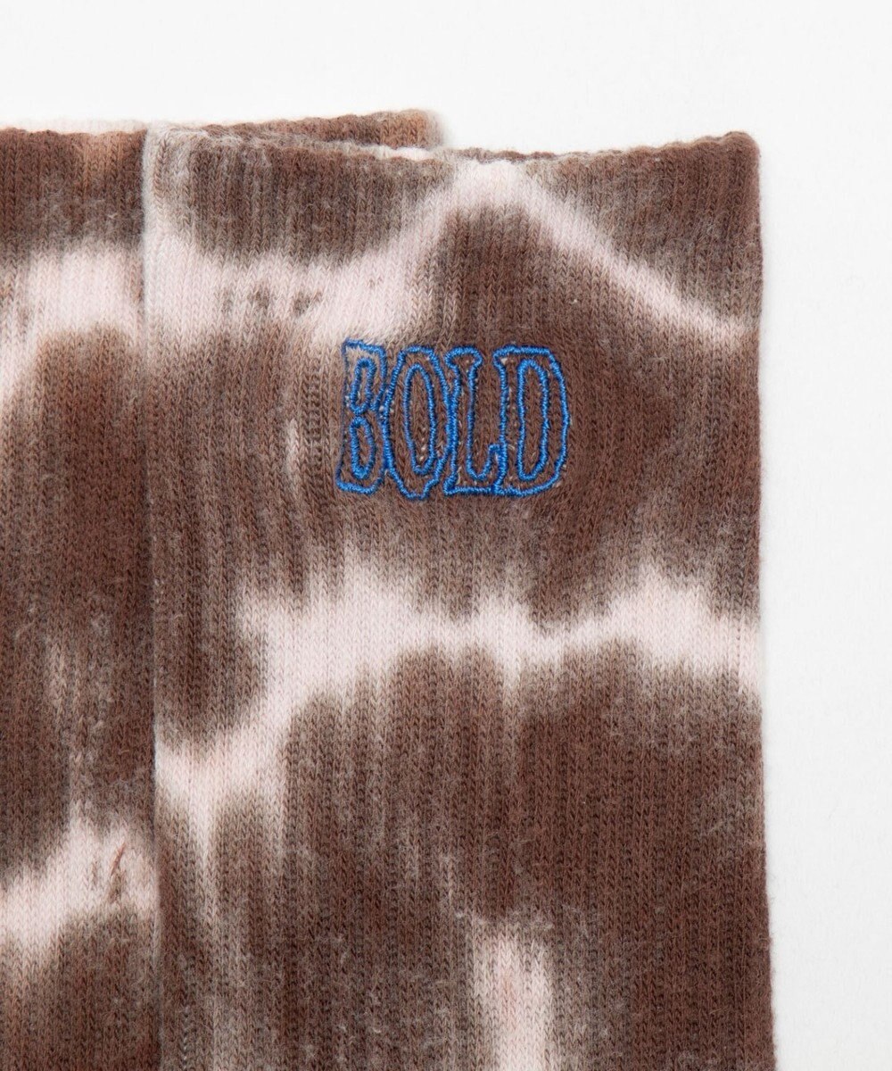 WEGO 刺繍ロゴタイダイソックス 