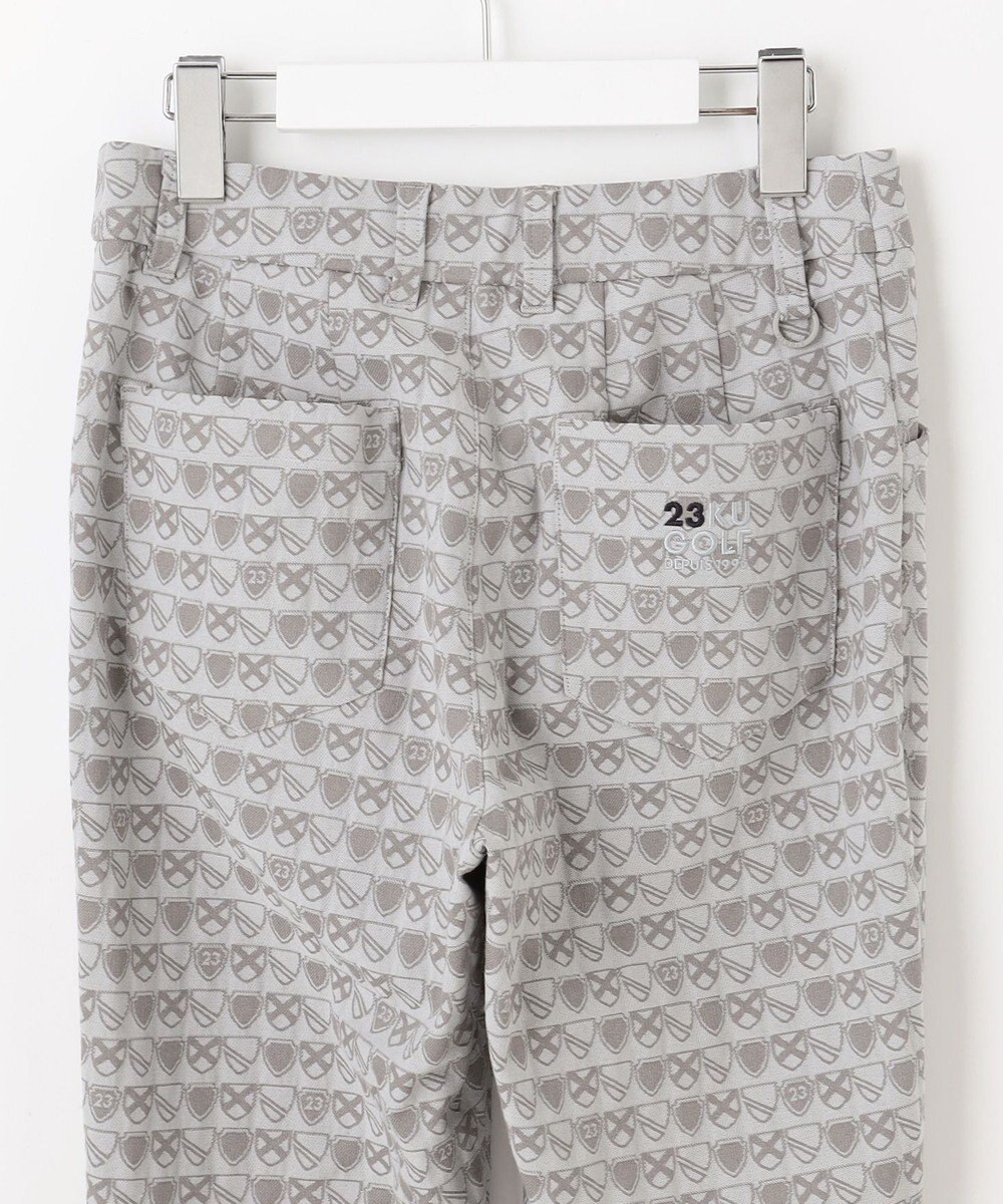 23区GOLF 【WOMEN】エンブレム柄ジャガードスキニーパンツ 