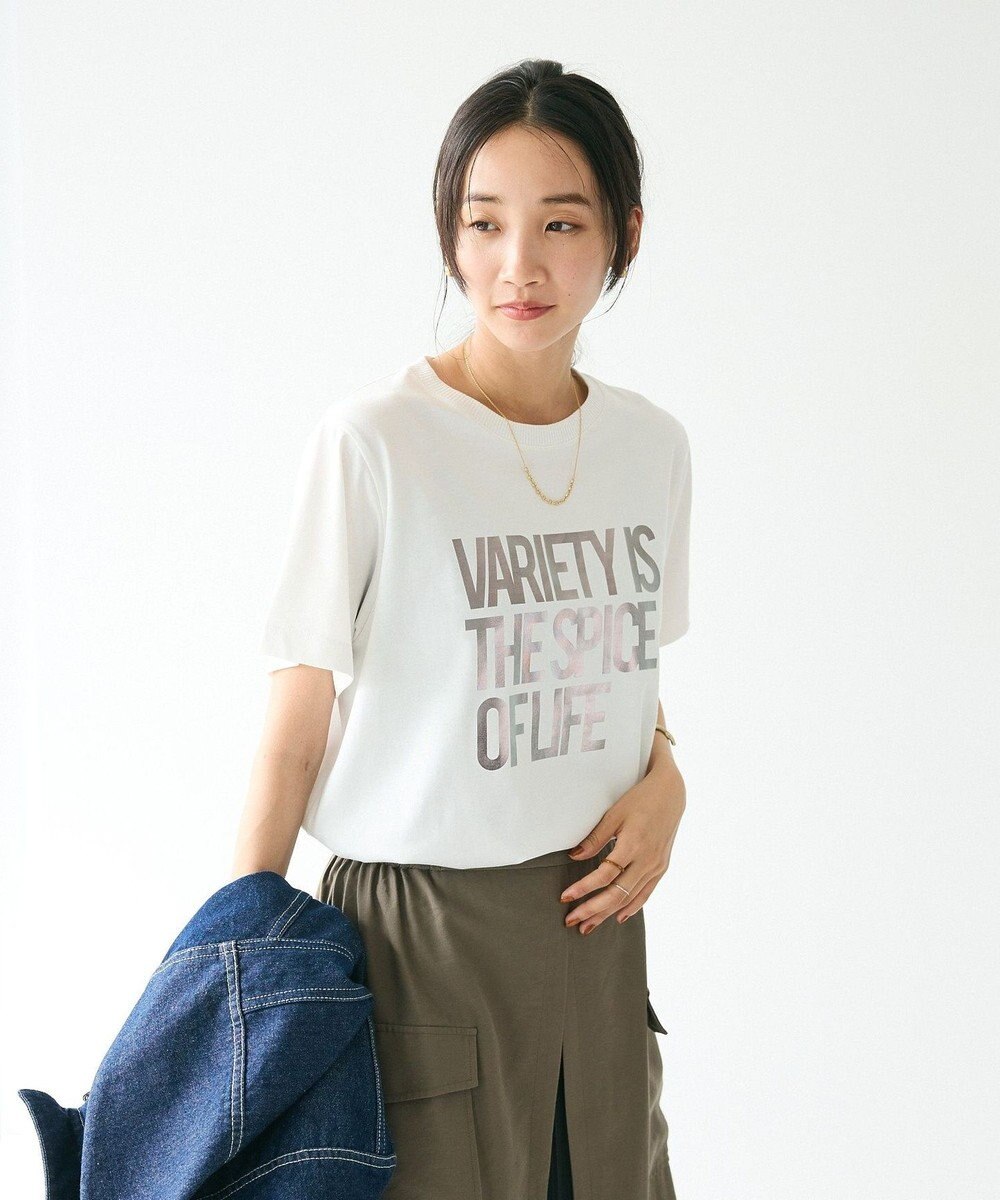 CRAFT STANDARD BOUTIQUE アソートロゴプリント半袖プルオーバー 