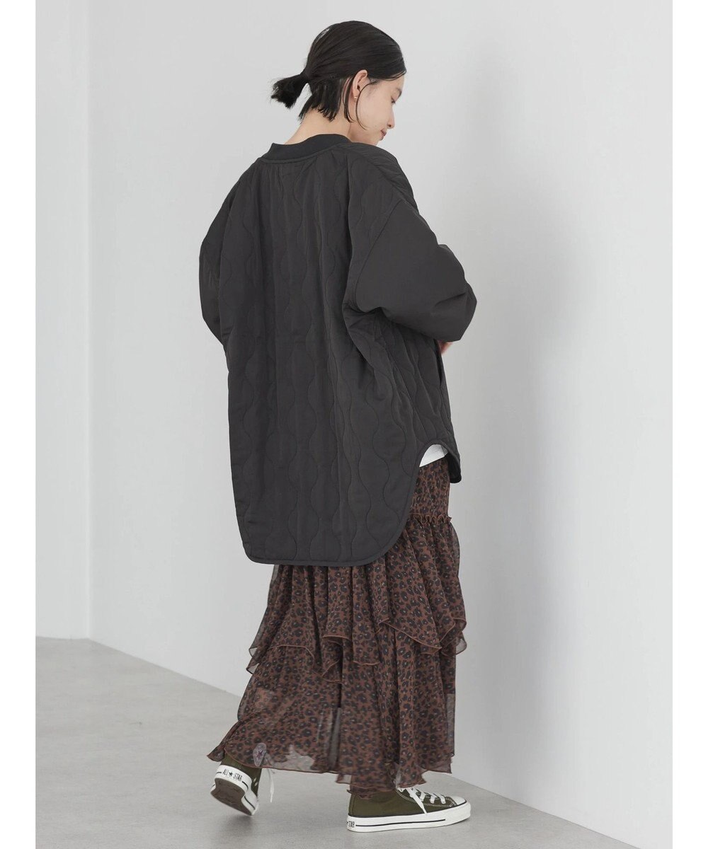 AMERICAN HOLIC キルポカリブ付きキルティングブルゾン 