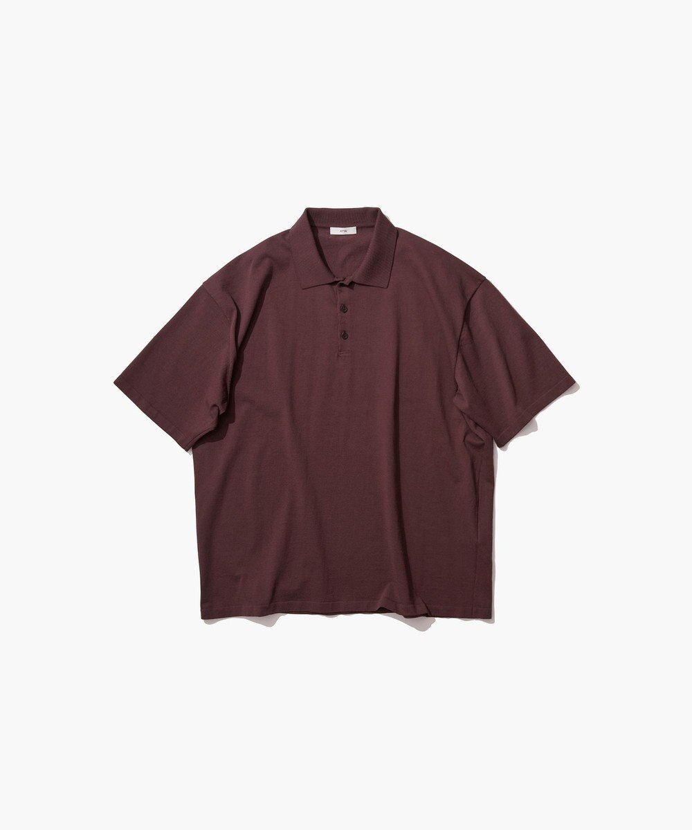 ATON FRESCA KNIT | ハーフスリーブポロセーター - UNISEX 