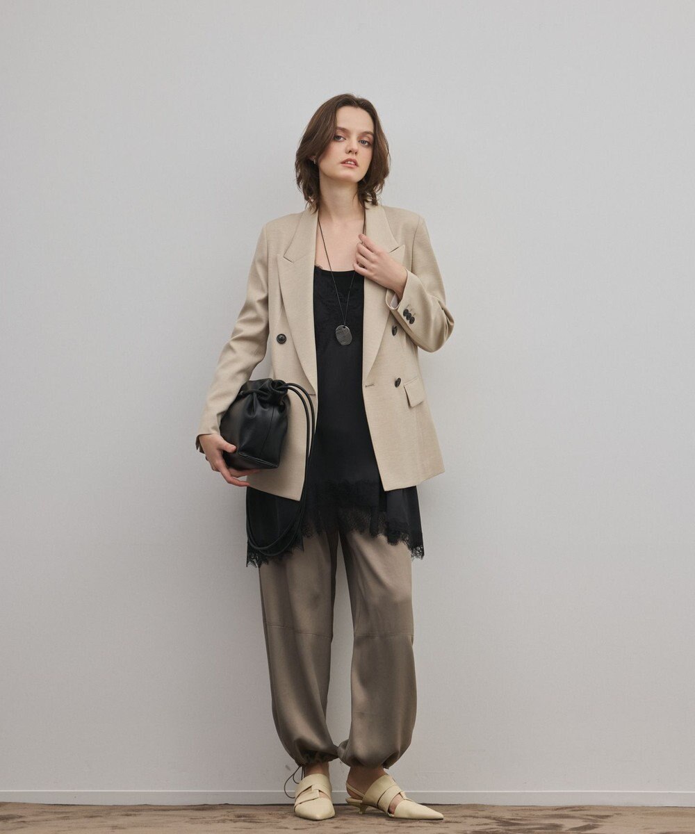 GRACE CONTINENTAL ピークドダブルジャケット 