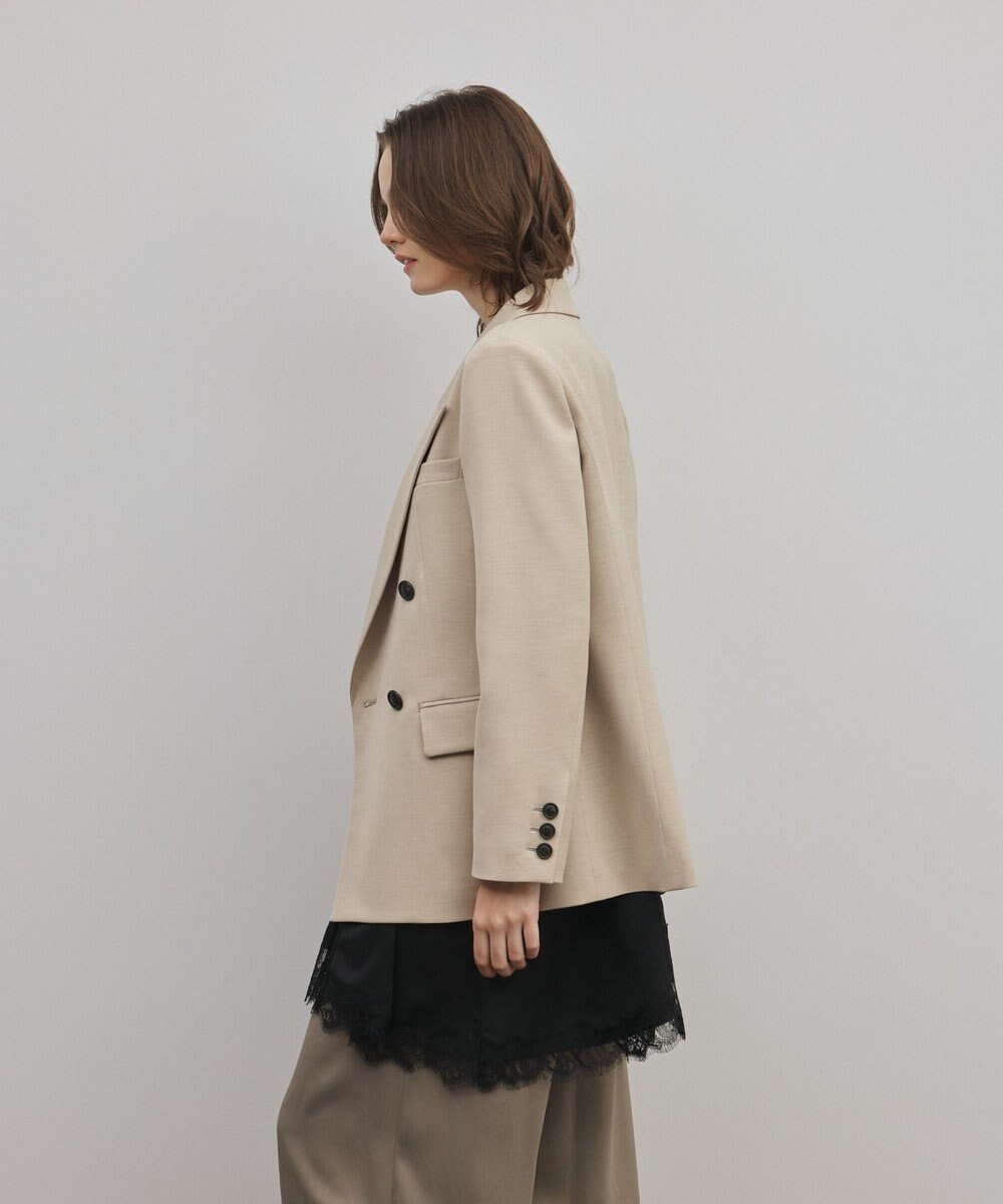 GRACE CONTINENTAL ピークドダブルジャケット 