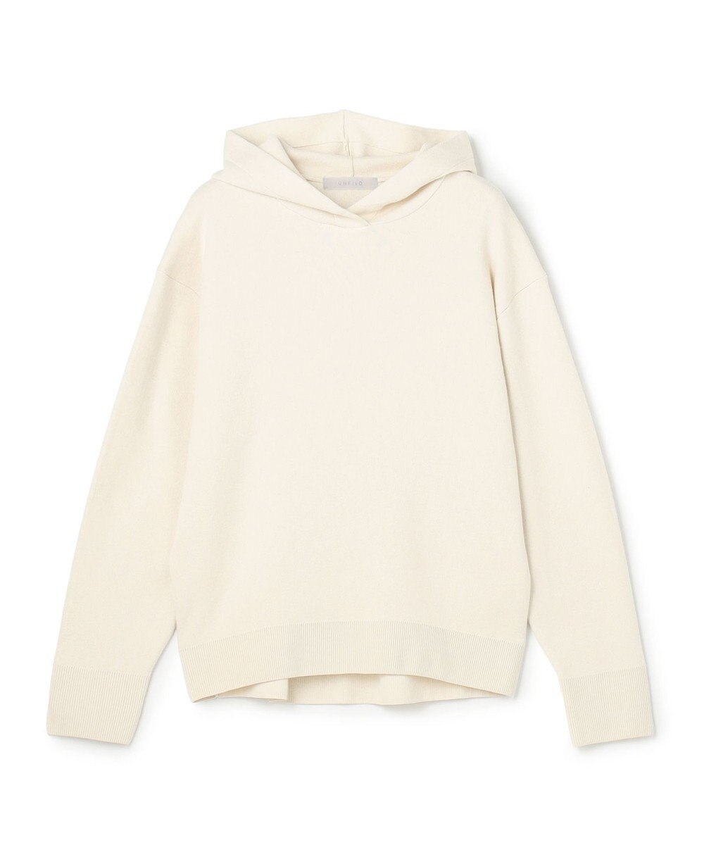 UNFILO コットンカシミヤニット フーディ 