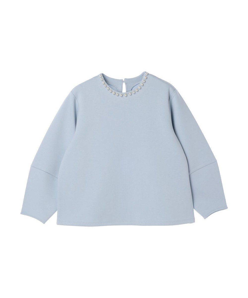 Green Parks パール付ポンチカットプルオーバー 