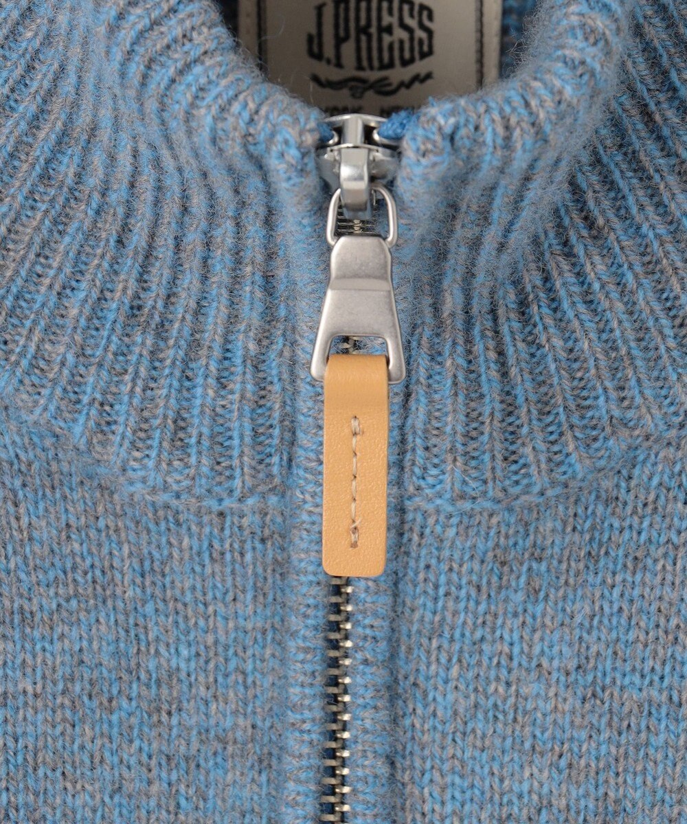 J.PRESS MEN 【KING SIZE】【Cash Lamb’s Wool】ハーフジップニット 
