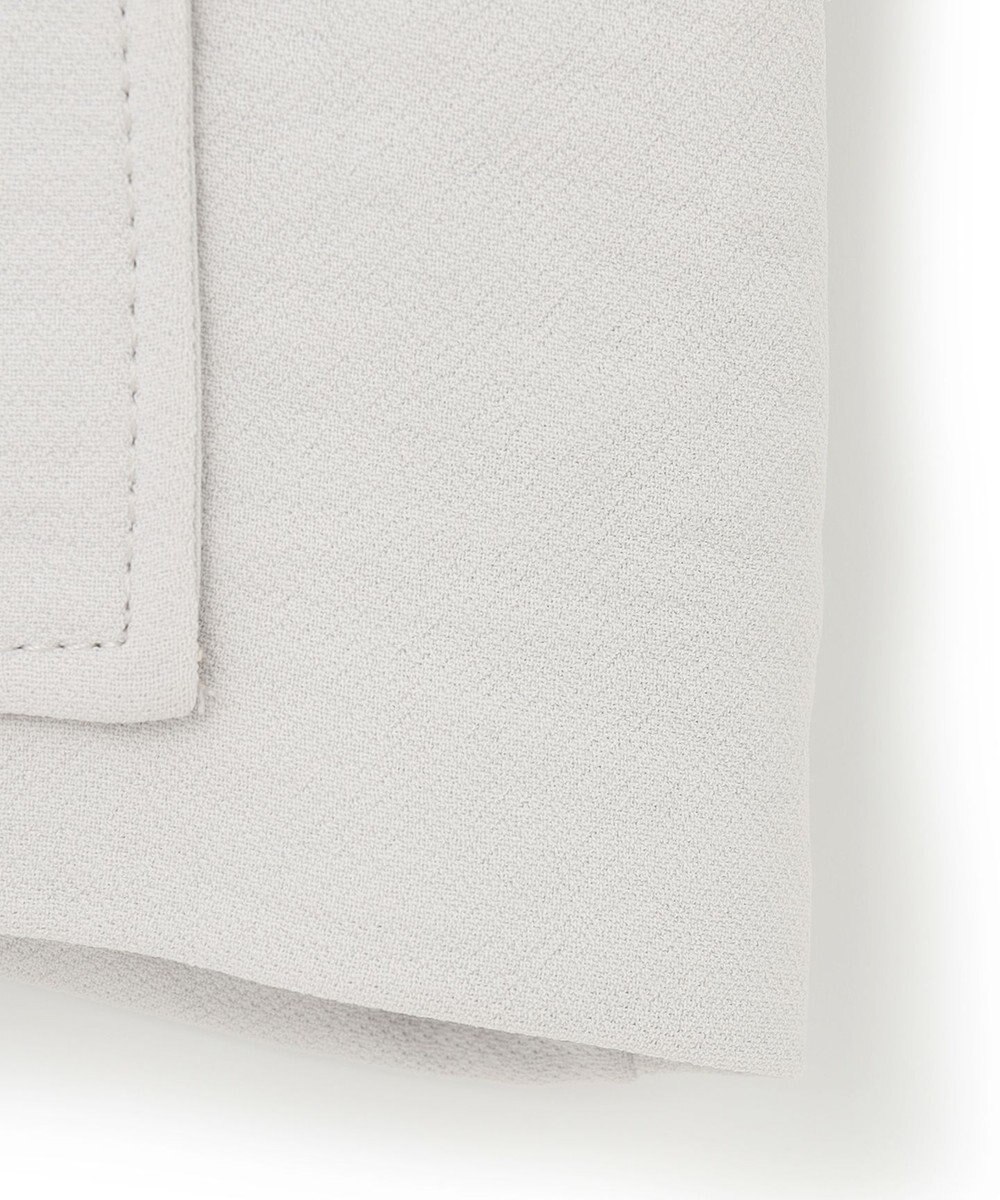 ICB L 【洗える】 ダブルクロスクレープ ブルゾン 