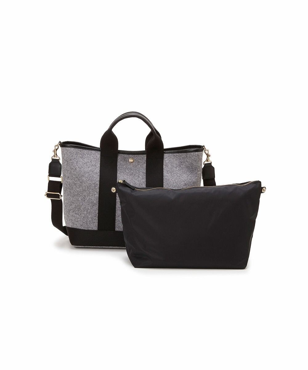 TOPKAPI 【Breath TOPKAPI】イタリアンフェルト ショルダー付 A4 トートバッグ L 