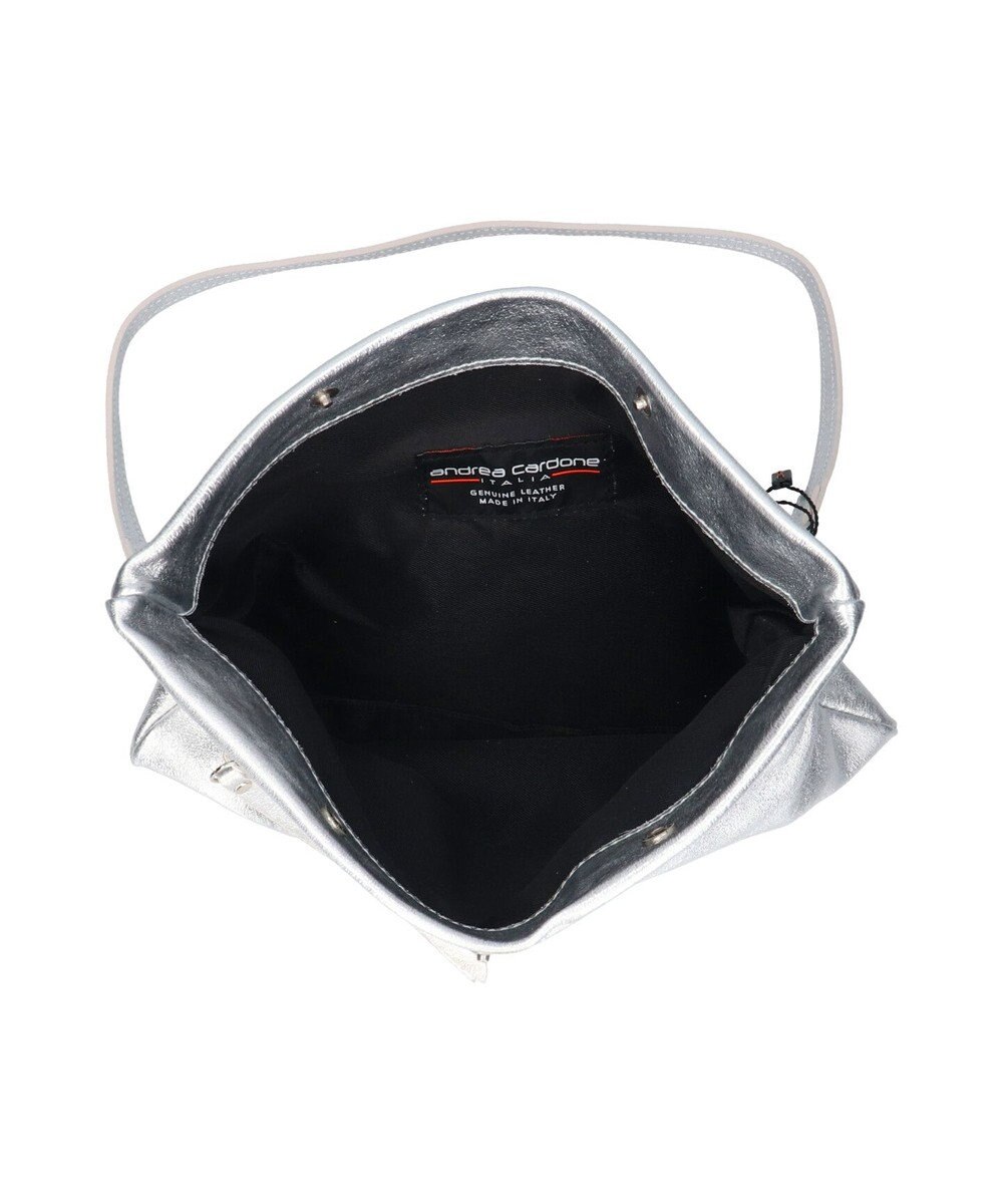 INTER-CHAUSSURES 【ANDREA CARDONE】レザーワイドサコッシュ 