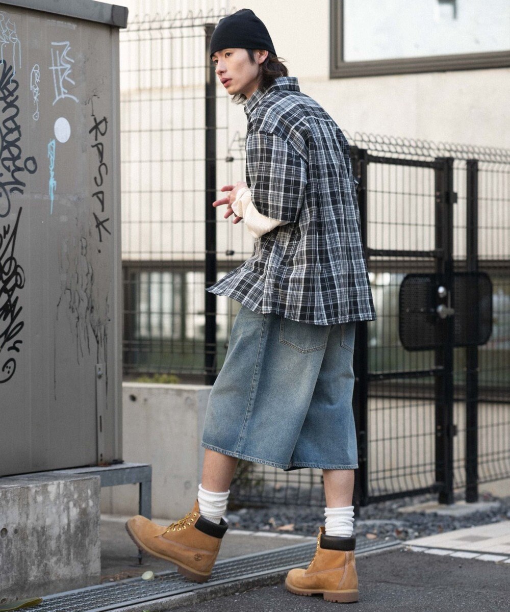 WEGO 【ユニセックス着用ITEM】アンサンブルチェックシャツ（LS） 