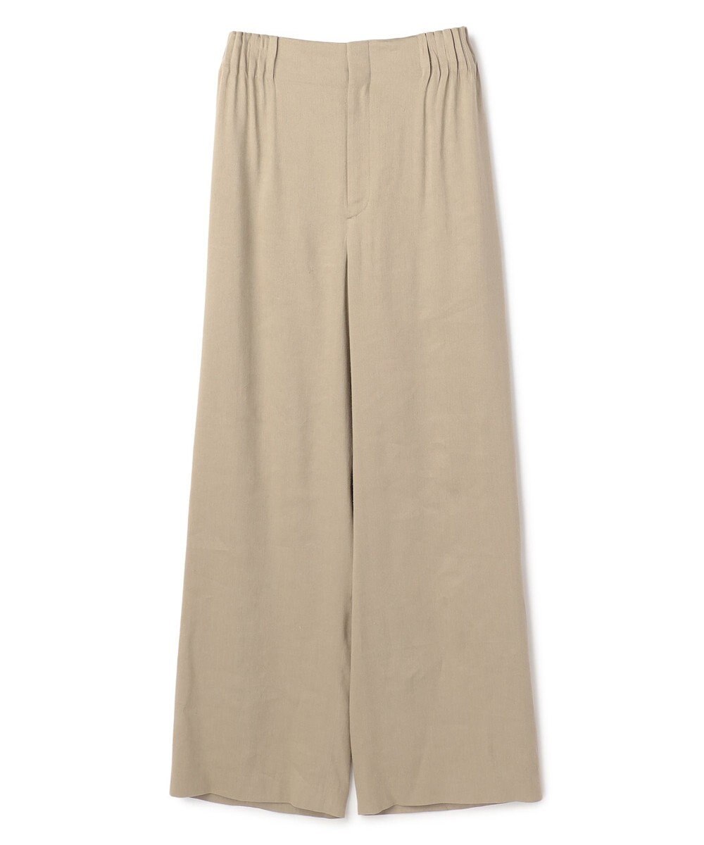 BEIGE， MICA / リネンブレンドイージーワイドパンツ 