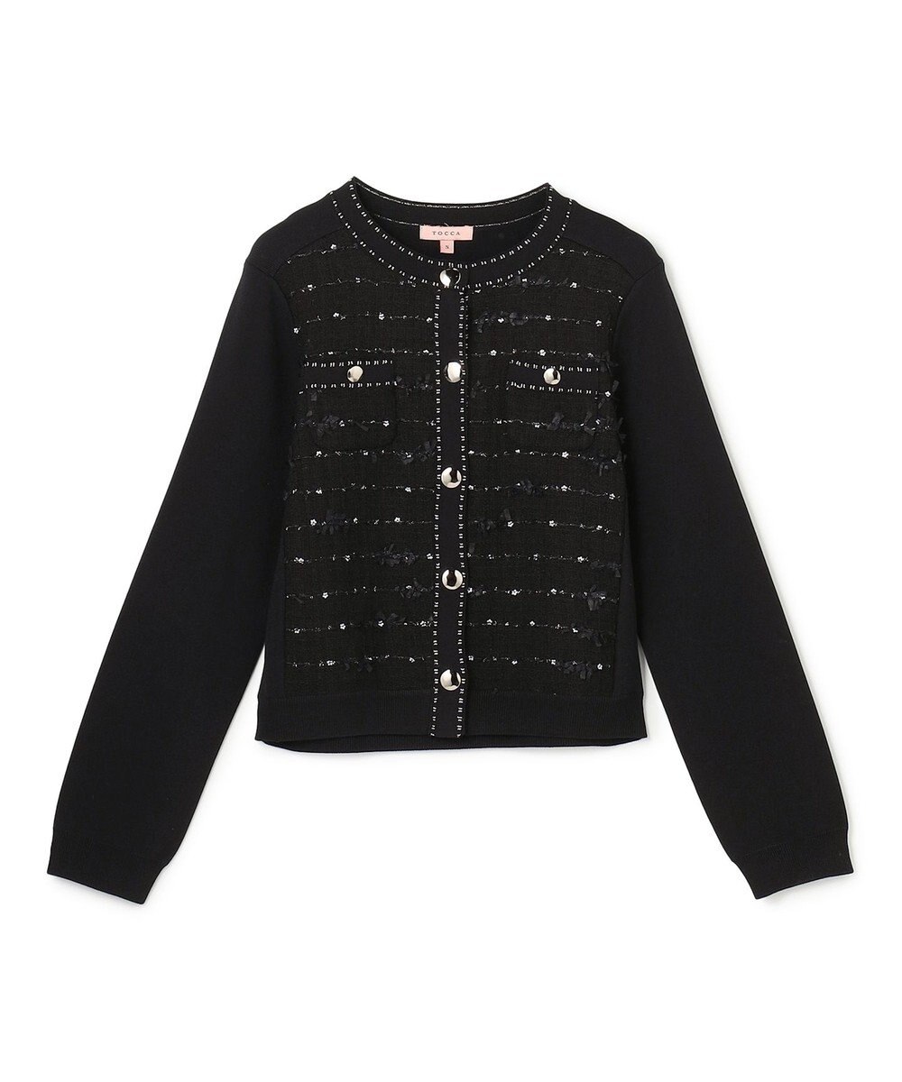 TOCCA 【八木アリサさん着用】FLOWER HIDE AND SEEK ニットジャケット 