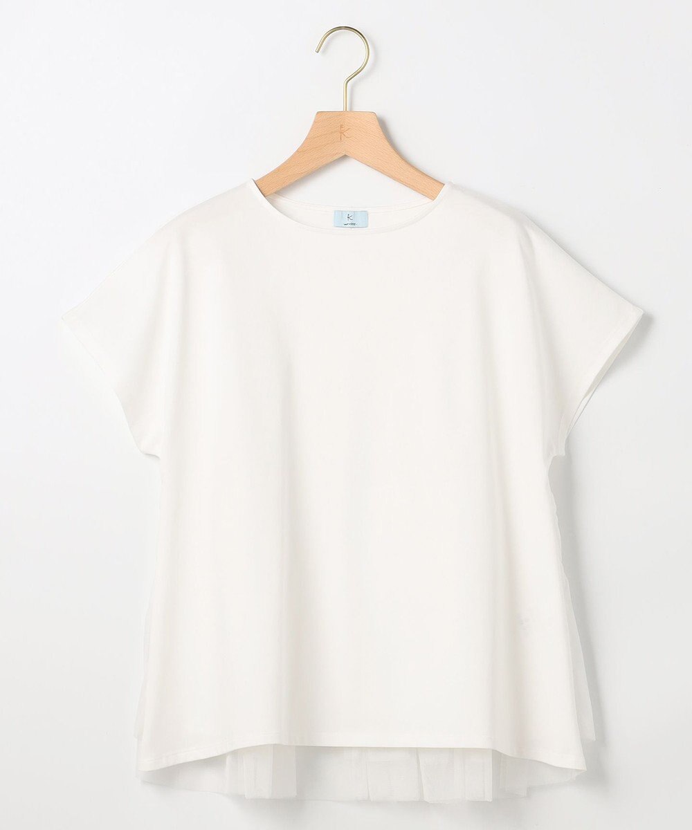 組曲 【先行予約】GIZAコットンチュールコンビ カットソー 