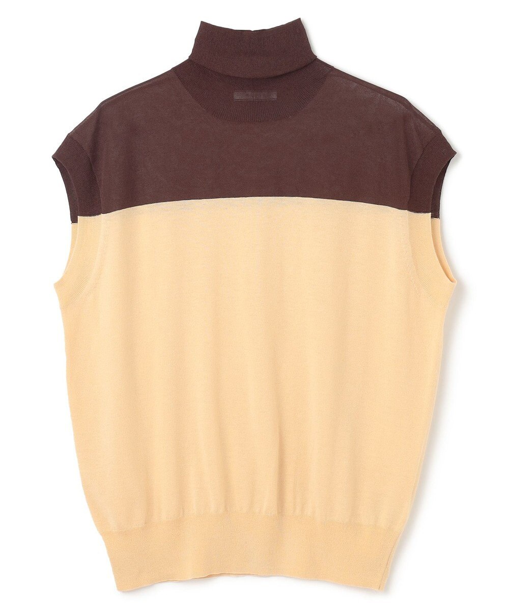 BEIGE， 【洗える】CARNOT / バイカラーニット 