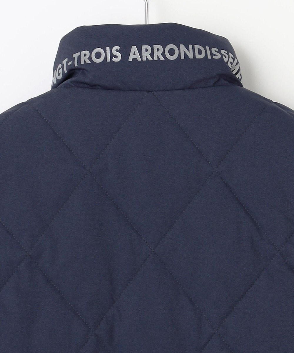 23区GOLF 【MEN】両面使える！チェック×無地 ダウンベスト 