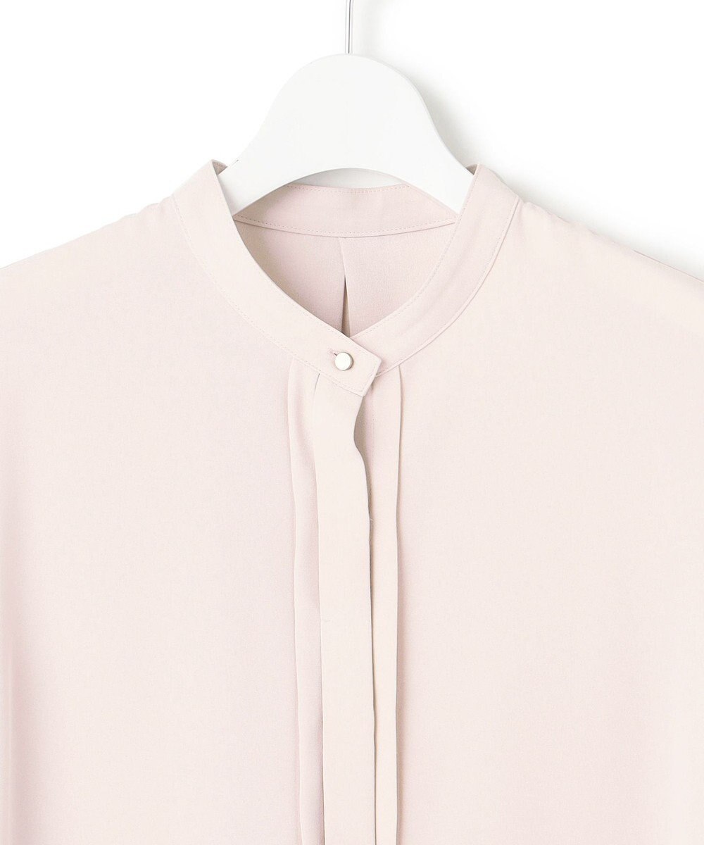 23区 【洗える】バックサテンアムンゼン ブラウス 