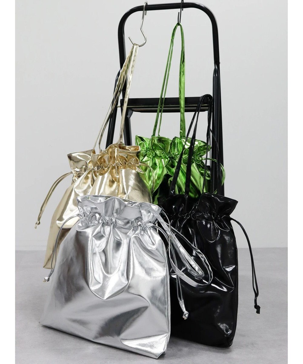 CRAFT STANDARD BOUTIQUE メタリック巾着トート 