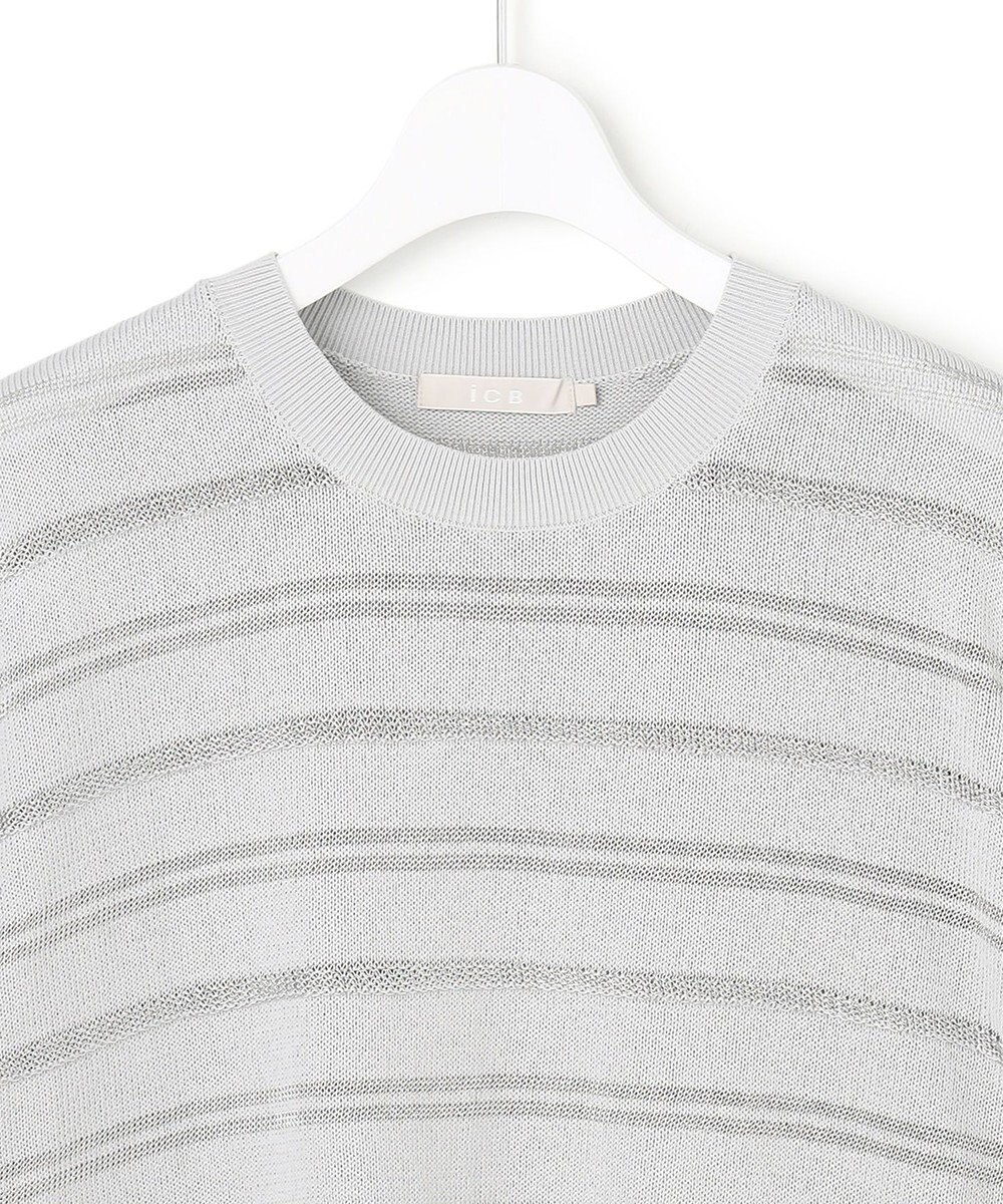 ICB L ルレックスパターン ニットプルオーバー 