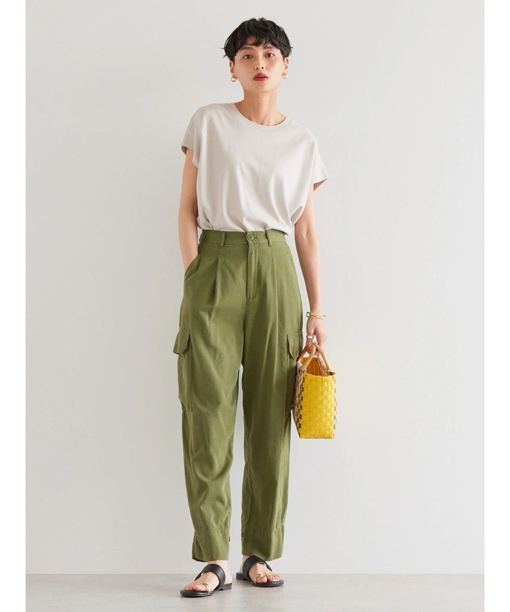 AMERICAN HOLIC キレイＣｏｔｔｏｎフレンチスリーブカットプルオーバー 