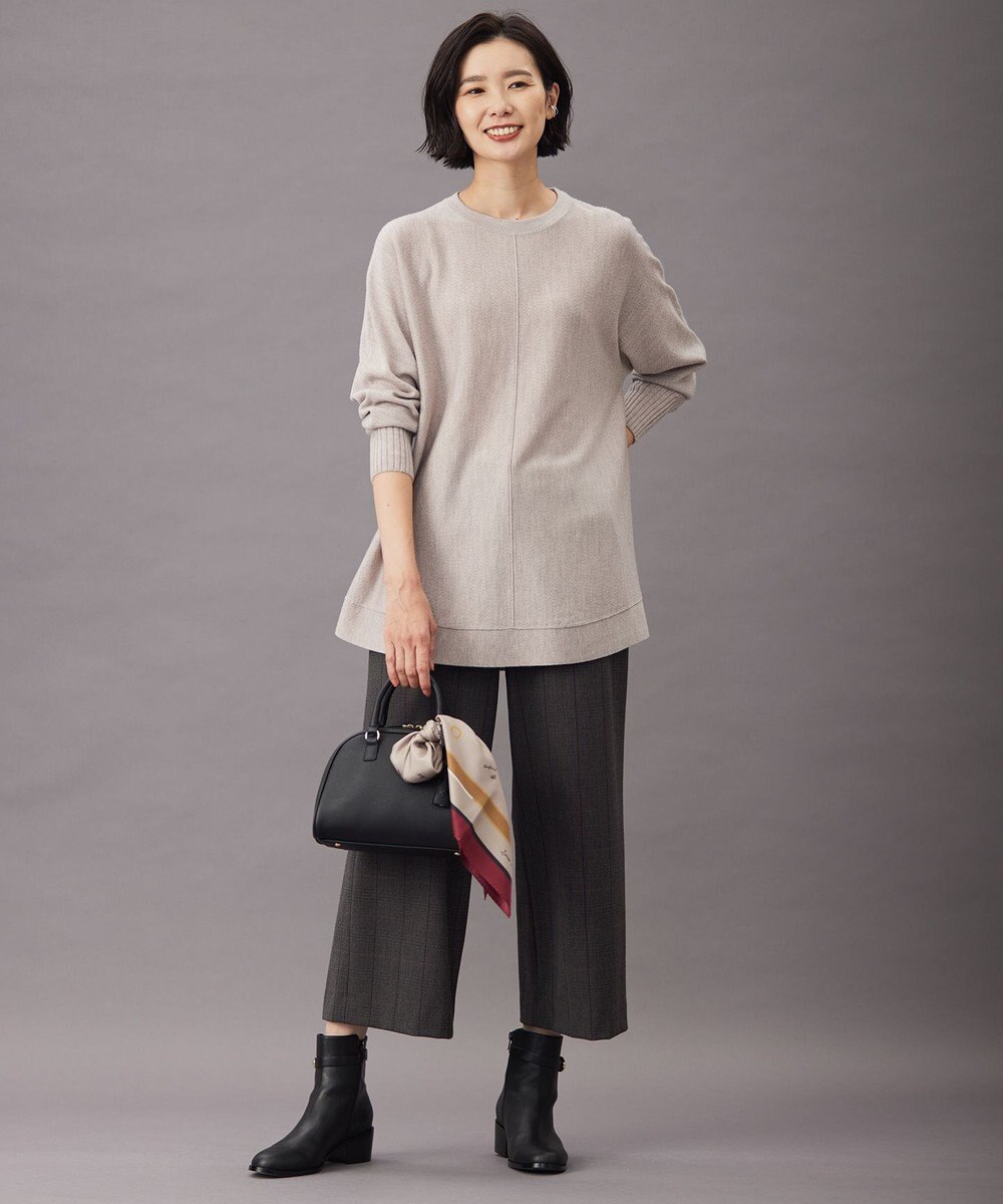 J.PRESS LADIES 【洗える】EASY WOOL チュニック ニット 