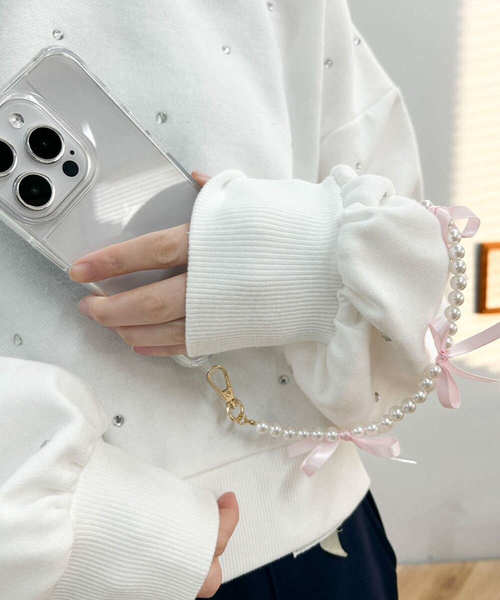 WEGO リボンパールハンドストラップ 