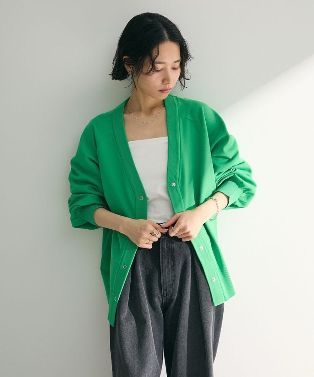 Green Parks スポンディッシュＶネックカーディガン 