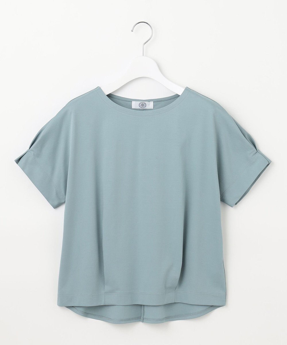 J.PRESS LADIES L 【接触冷感】コットンスムース フレンチスリーブ カットソー 