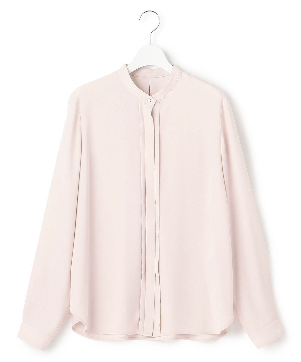 23区 L 【洗える】バックサテンアムンゼン ブラウス 