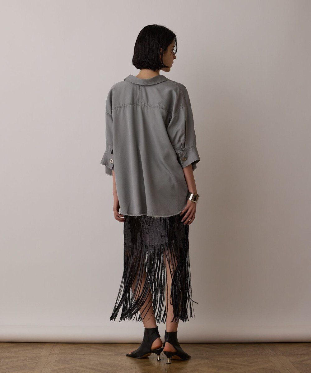 GRACE CONTINENTAL ハーフスリーブルーズシャツ 