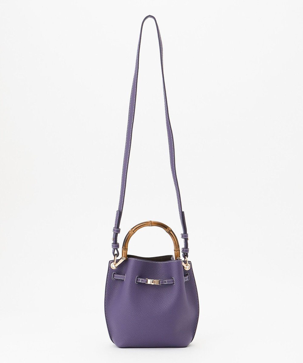 23区 バンブーハンドルミニショルダーバッグ 