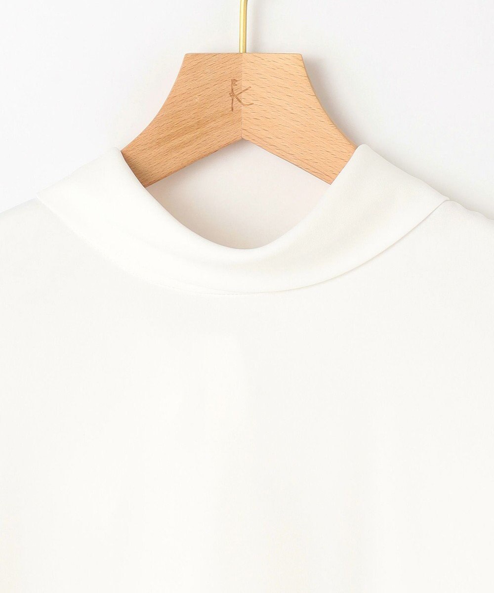 組曲 L 【KUMIKYOKU NAVY】ジョーゼットシフォン2WAY ボウタイブラウス 