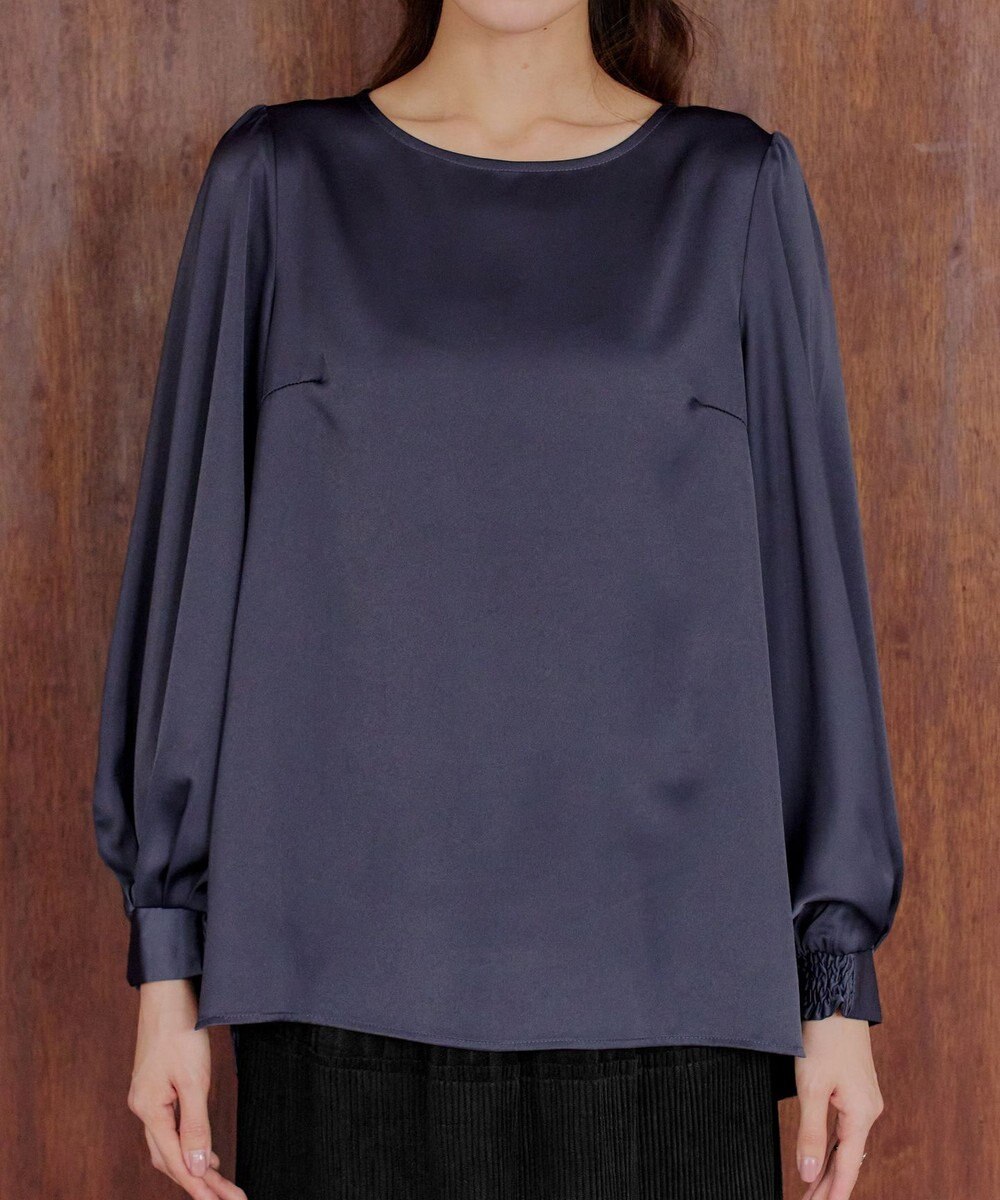 Tiaclasse L 【洗える】ボリュームスリーブブラウス 