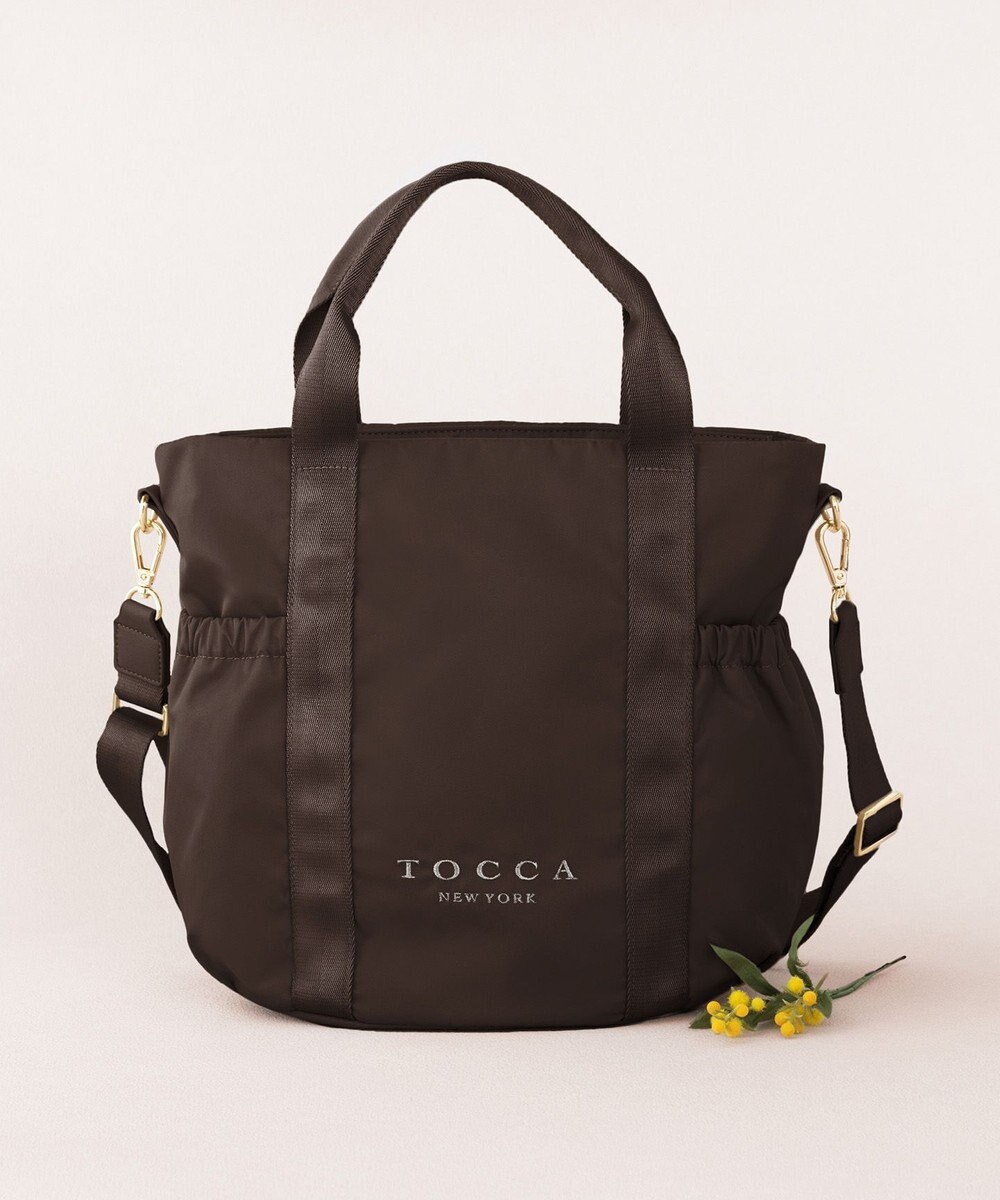TOCCA 【WEB＆一部店舗限定・環境にやさしい素材】SANA SIDEPOCKET TOTE トートバッグ 