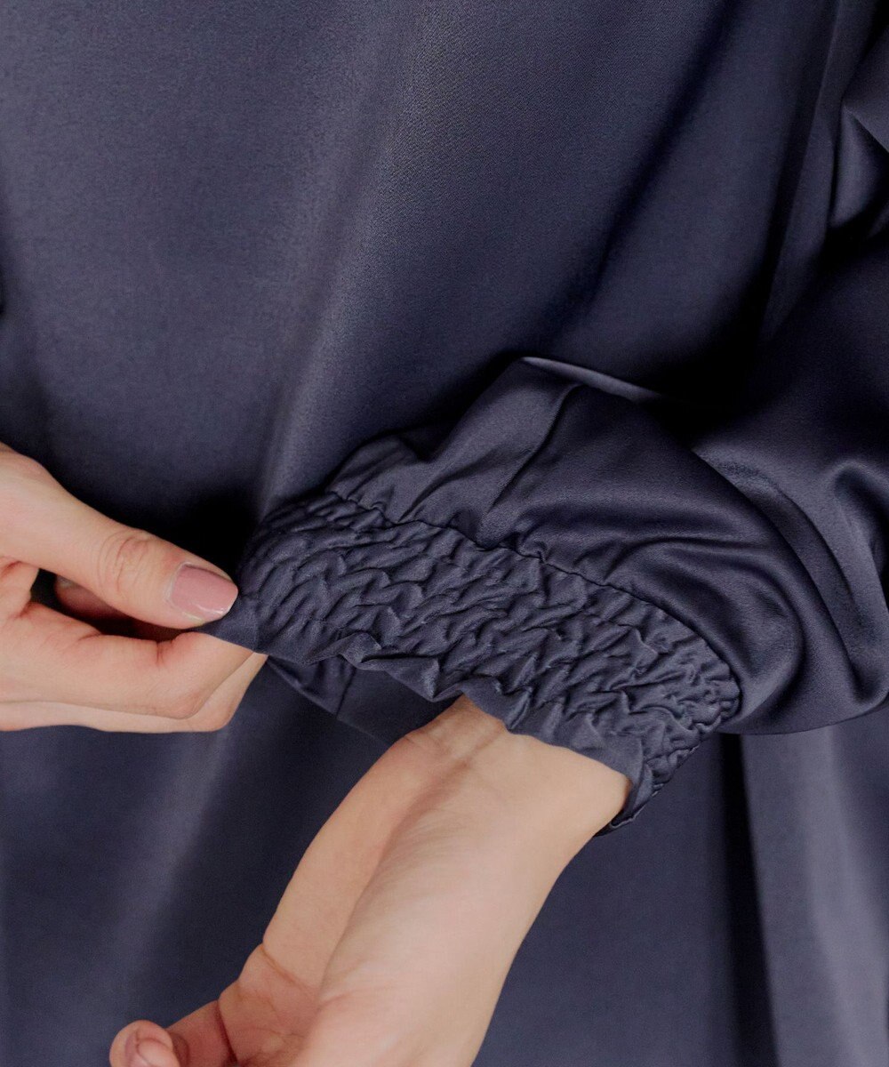 Tiaclasse L 【洗える】ボリュームスリーブブラウス 