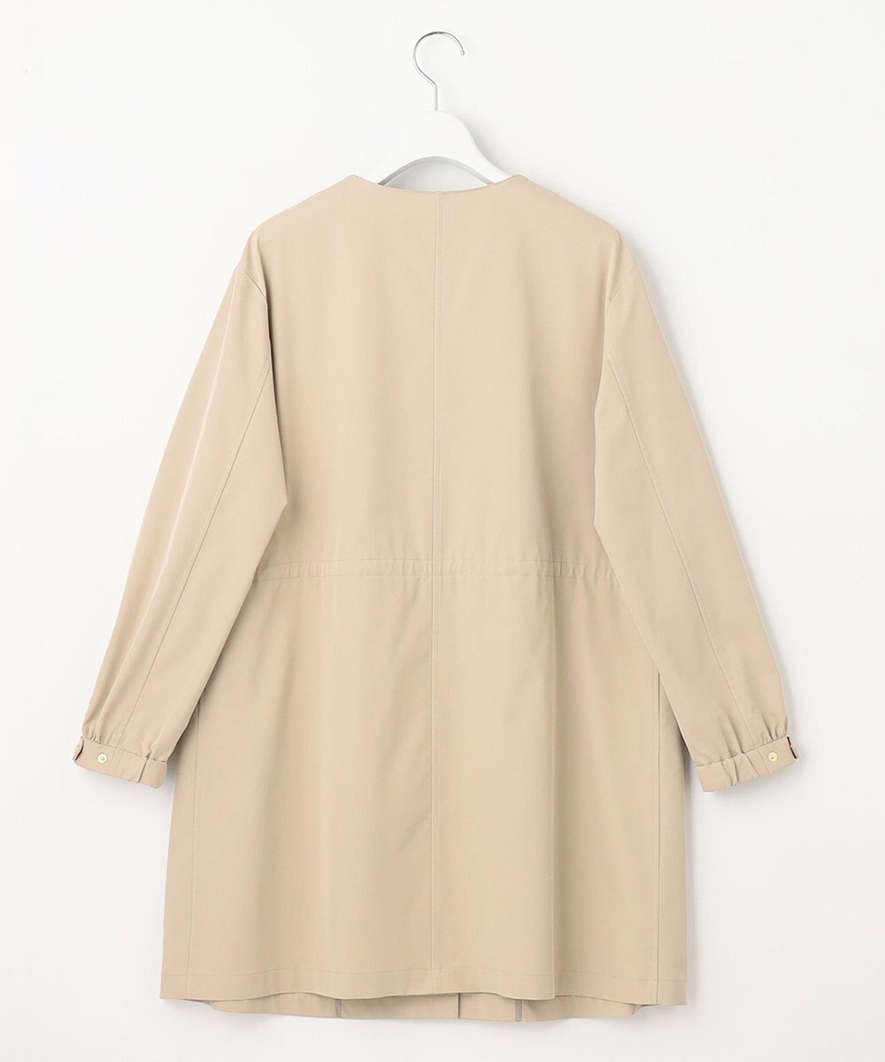 J.PRESS LADIES 【洗える】 ソロテックスドライツイル ノーカラー コート 