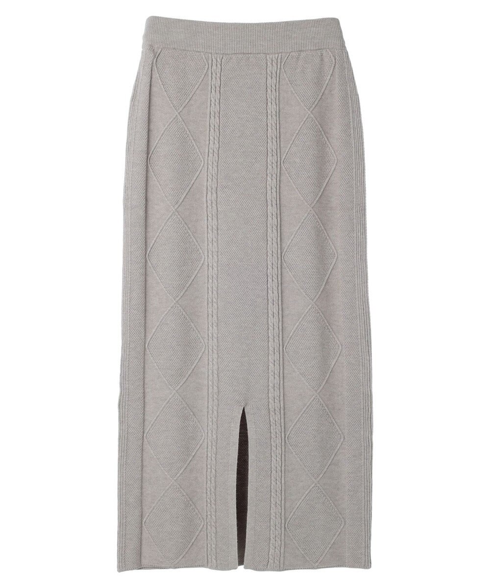 Green Parks ケーブルニットスカート 