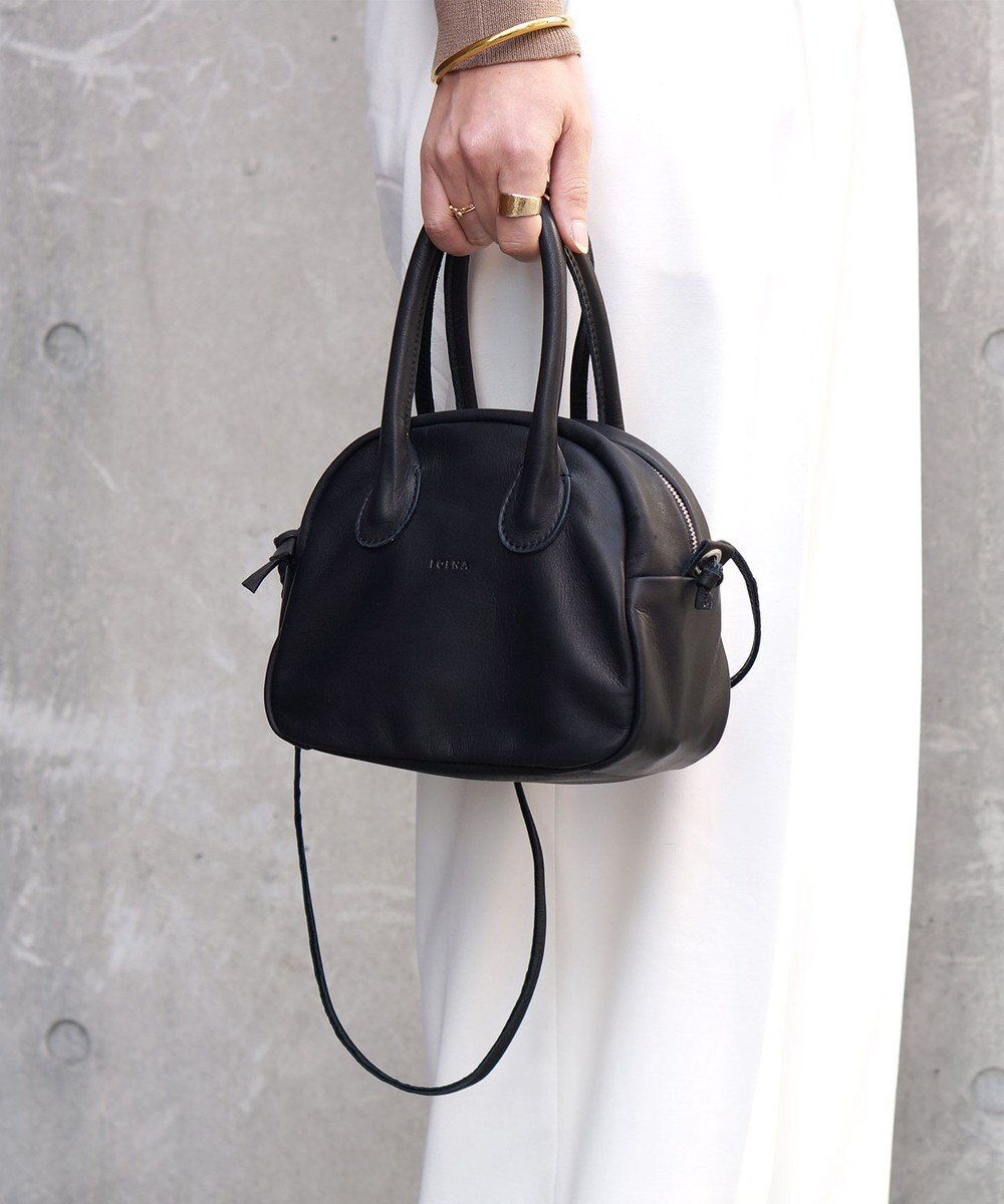 FOLNA RD ソフトレザー2WAYアールボストンバッグ 