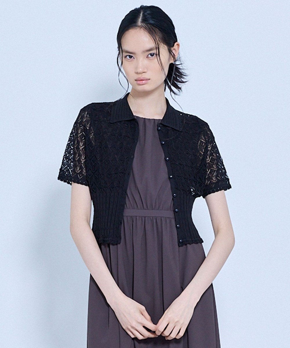 TOCCA 【星風まどかさん着用】SPIDER LACE KNIT レースニットカーディガン 