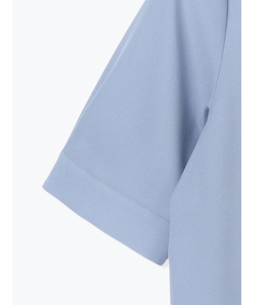 Te chichi 【WEB限定カラーあり】フロントレース5分袖ブラウス 