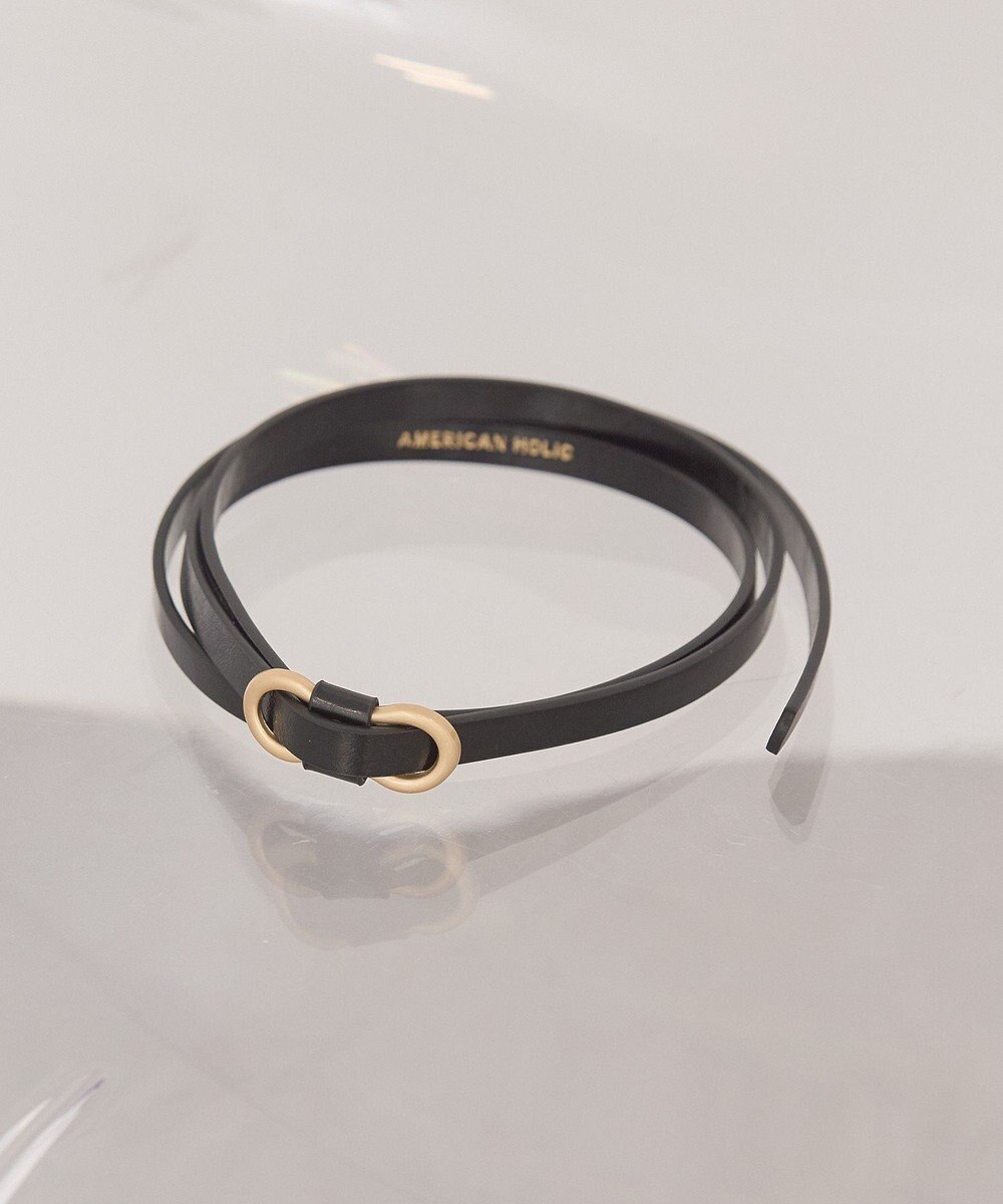 AMERICAN HOLIC スリムピンレスベルト 