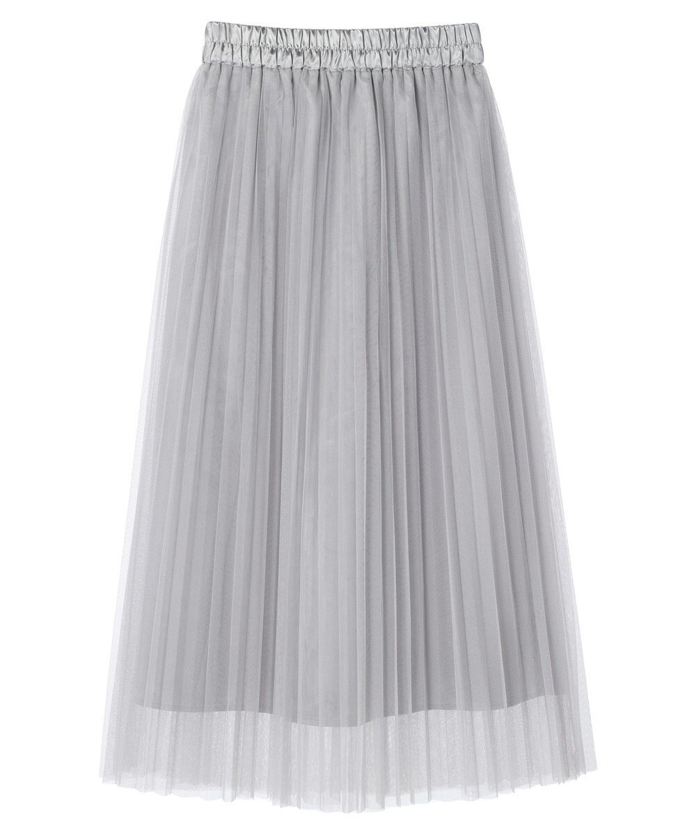 earth music&ecology チュールプリーツスカート 