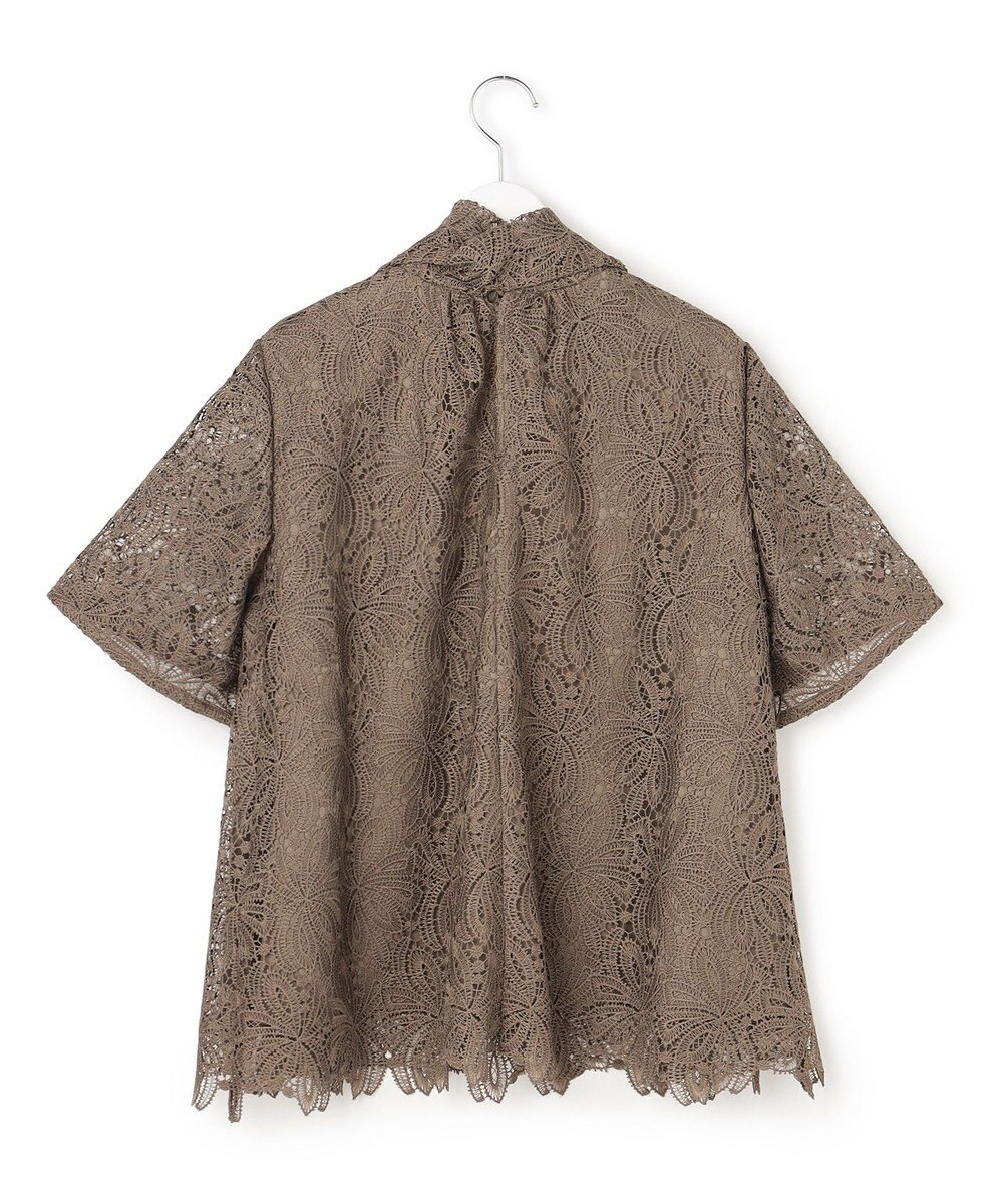 23区 S 【APPLAUDIR】Brocheリボンブーケレース ブラウス 